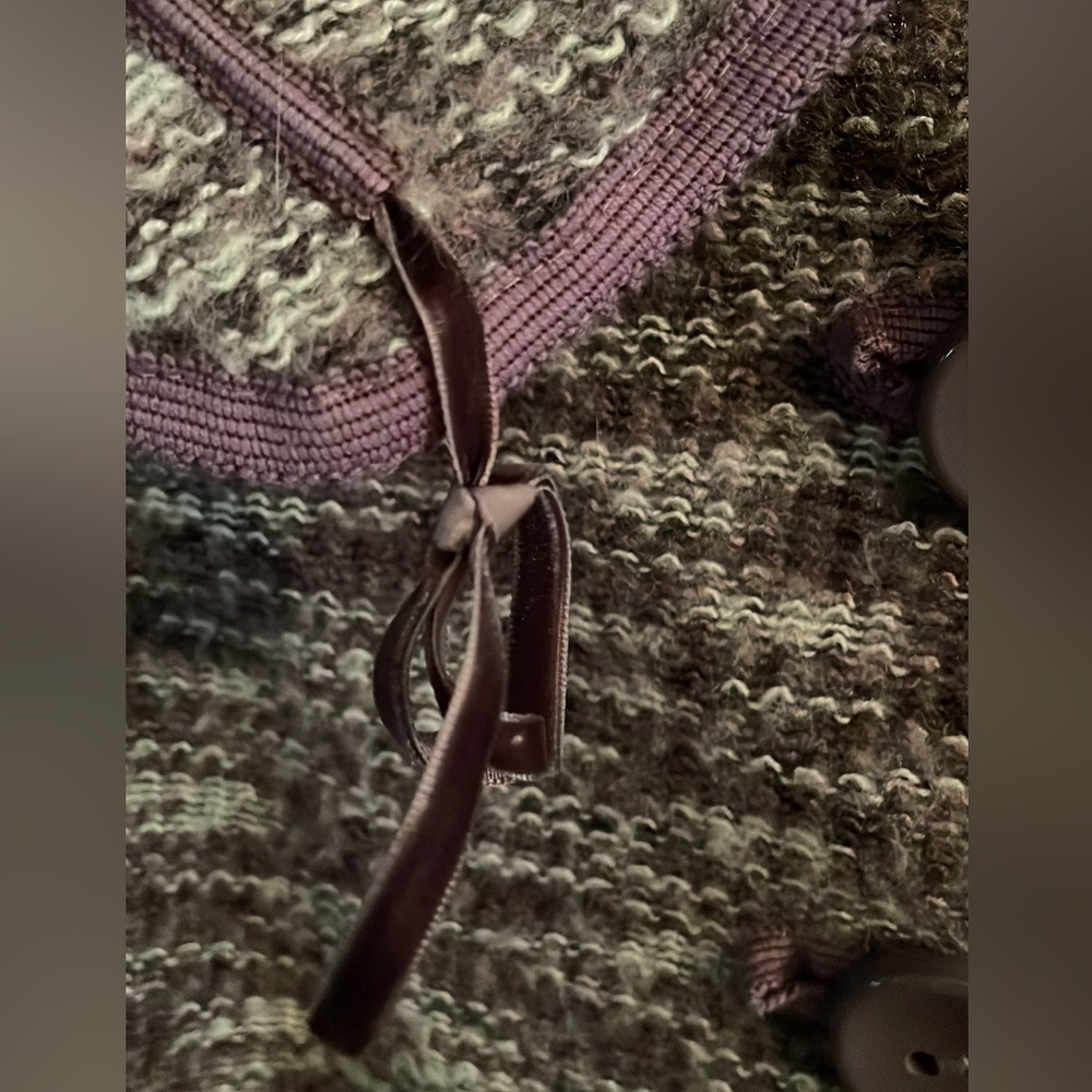 Lavender Buttoned Waist Jacket - Picture 8 of 15